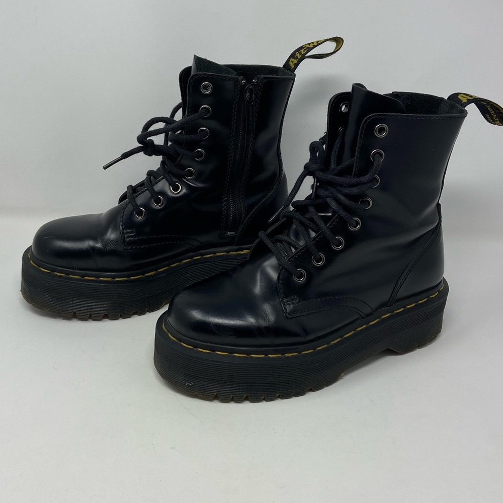 Doc Marten Platform Jadon Boots Chunky Dr. Martens Women’s Size 5 Men’s 4 ~ NICE - Picture 4 of 16